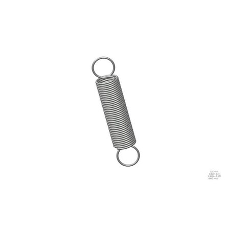 Approved Vendor Extension Spring, O=1.000, L= 5.00, W= .085 G609967084